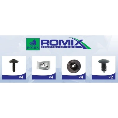 Abbildung von ROMIX 91005 Montagesatz, Kotflügel FIAT: Grande Punto Schrägheck