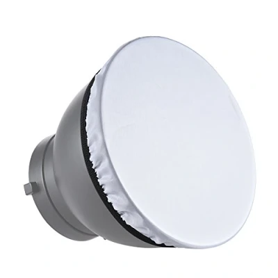 Abbildung von Andoer Fotografie Licht Weichen weißen Diffusor Tuch für 7&quot; 180 mm Standard Studio Strobe Reflektor