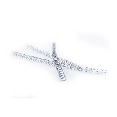 Abbildung von Pavo Premium Drahtbinderücken A4, 12.7 mm, 3:1 Teilung, 100 er Pack, 81 Blatt, silber