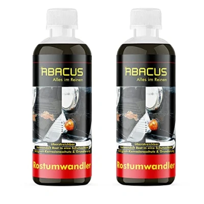 Abbildung von ABACUS® Rostumwandler, Rostentferner, Rostschutz der Rostumwandler verwandelt Rost in eine schützende Grundierung 2X 300 ml (7754.2)