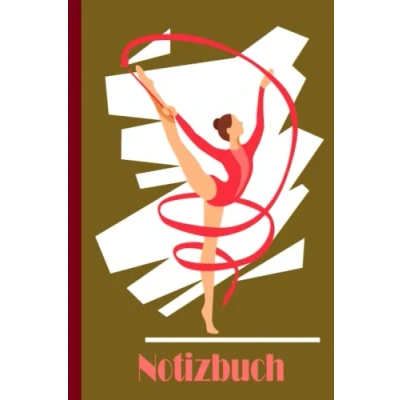 Abbildung von Gymnastik Notizbuch: Notizbuch, breit liniert, liniertes Papier Notizbuch für Schule, Studenten, Geschenk Kinder, Jungen, Mädchen, Liebhaber