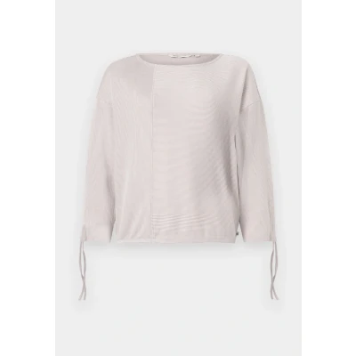 Abbildung von TOM Tailor Denim Structured Stripe Langarmshirt, Damen, Größe: XS, Dusty rose/white
