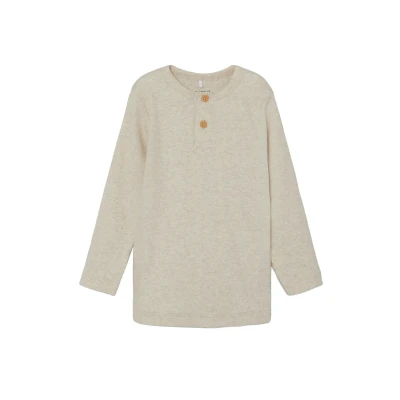 Abbildung von Name it KAB NOOS Langarmshirt für Kinder, Größe: 86, Peyote melange