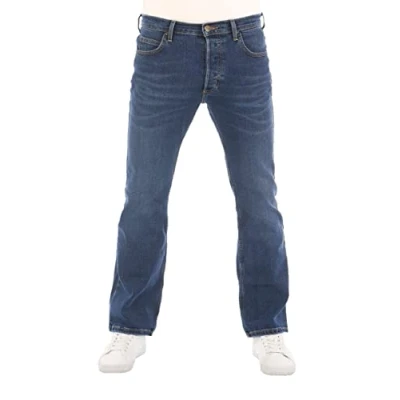 Abbildung von Lee® Bootcut Jeans Herren Jeanshose Denver Boot Cut Denim Hose mit Stretch