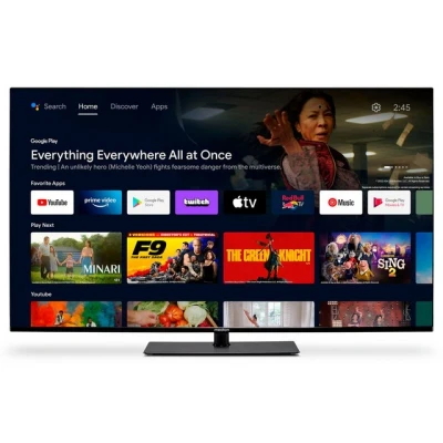 Abbildung von MEDION X15573 (MD 30923) 138,8 cm (55 Zoll) Fernseher (Android TV, 4K, Dolby Vision HDR, Atmos, Netflix, Prime Video, Smart PVR)