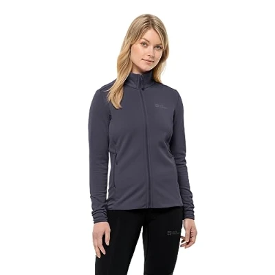 Abbildung von Jack Wolfskin Kolbenberg FZ W Fleecejacke, Damen, Größe: XS, Graphite