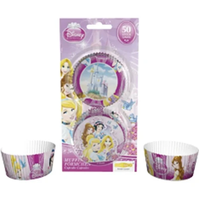 Abbildung von Decocino Muffin Förmchen Princess Ø ca. 5 cm, 50 STK. Disney Cupcake Formen aus Papier, ideale Back Deko für Muffins &amp; Cupcakes z.B. zum Kinder Geburtstag