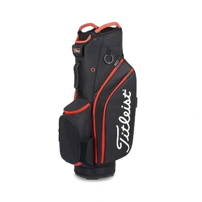 Abbildung von TITLEIST CART 14 Tasche schwarz/rot