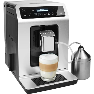 Abbildung von Krups Kaffeevollautomat &quot;EA891D Evidence&quot;, 12 Kaffee und 3 Tee Variationen, OLED Display Touchscreen