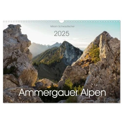 Abbildung von Ammergauer Alpen (Wandkalender 2025 DIN A3 quer), CALVENDO Monatskalender
