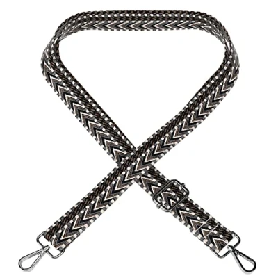 Abbildung von EAZY CASE Schulterriemen Ersatz Taschenriemen Boho Style Cross Bag Handytaschenband Smartphonekette Schultertasche Anthrazit
