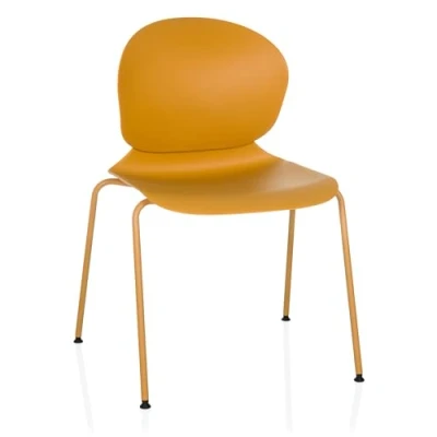 Abbildung von hjh OFFICE 4 Fußstuhl Vierfußstuhl T36 VI Kunststoff, Besucherstuhl Esszimmerstuhl Stuhl
