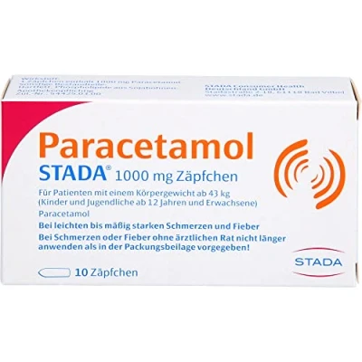 Abbildung von Paracetamol STADA 1000mg Zäpfchen 10 St