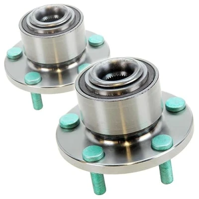Abbildung von BESTPRICE 2x Radnabe vorne Radlagersatz mit ABS Sensor, Kompatibel FORD C MAX (DM2), FOCUS 2 Mk2