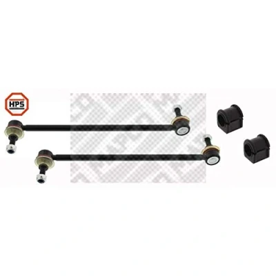 Abbildung von MAPCO 53778HPS Reparatursatz, Stabilisatorlager Vorderachse beidseitig mit Koppelstange MAZDA: 5
