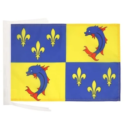 Abbildung von AZ FLAG Flagge Provinz Dauphiné 45x30 Cm Mit Kordel Fahne 30 x 45 Flaggen