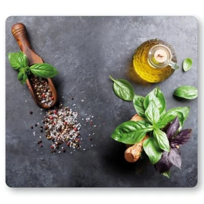 Abbildung von KESPER Schneide und Abdeckplatte &quot;Multi Glasschneideplatte, Basil, 56x50 cm&quot;, (1 tlg.), vielseitig einsetzbar