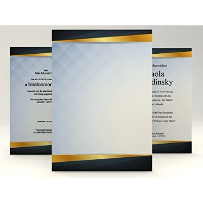 Abbildung von Urkundenpapier Square, 100 Blatt für Zertifikate DIN A4, 190g/qm