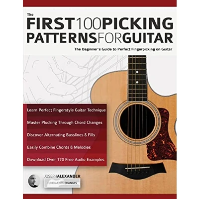 Abbildung von The First 100 Picking Patterns for Guitar: Beginner’s Guide to Perfect Fingerpicking on Guitar (Beginner Books)