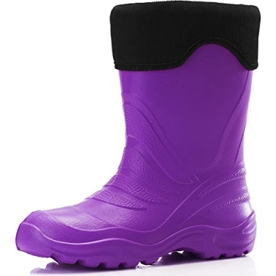 Abbildung von Ladeheid Gummistiefel für Kinder, Größe: 24 25, Roxo/black Schuhe
