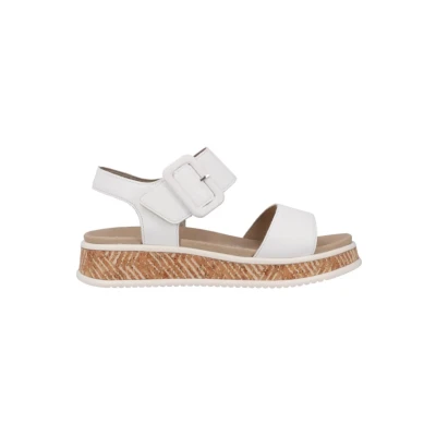 Abbildung von Rieker Evolution Keilsandalette, Damen, Größe: 40, White Schuhe