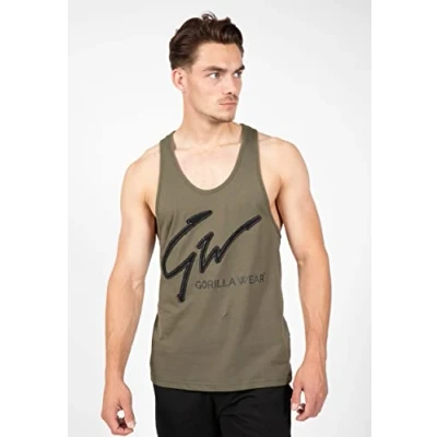 Abbildung von Gorilla Wear Evansville Top, Herren, Größe: Large, Dark green