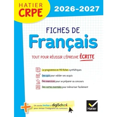 Abbildung von Hatier CRPE Fiches de Français Epreuve écrite 2024/2025