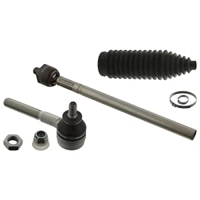 Abbildung von FEBI BILSTEIN 39032 Spurstange Vorderachse rechts mit Schellen, Lenkmanschetten PEUGEOT: 206 SW, Schrägheck