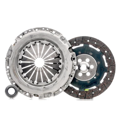 Abbildung von VALEO KIT3P 826740 Kupplungssatz mit Kupplungsdruckplatte Kupplungsscheibe, Ausrücklager 228 PEUGEOT: 206 SW, Schrägheck, 207 CC