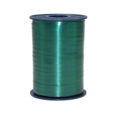 Abbildung von C.E. PATTBERG Geschenkband tannengrün, 500 Meter Ringelband 5 mm zum Basteln, Dekorieren &amp; Verpacken von Geschenken zu jedem Anlass