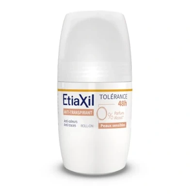 Abbildung von ETIAXIL Antitranspirant mäßiges Schwitzen Achseln Toleranz Roll on 50 ml