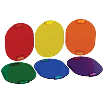 Abbildung von MagMod Pro Creative Gels Blitzmodifikator Lichtgele neue und verbesserte Farbmodifikatoren modulares magnetisches Kamerazubehör Set mit 6 Lichtfiltern