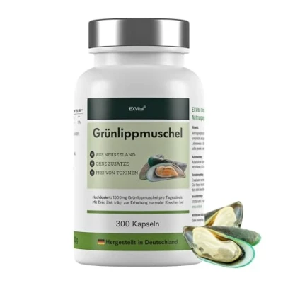 Abbildung von EXVital® Grünlippmuschel Kapseln hochdosiert 180 g