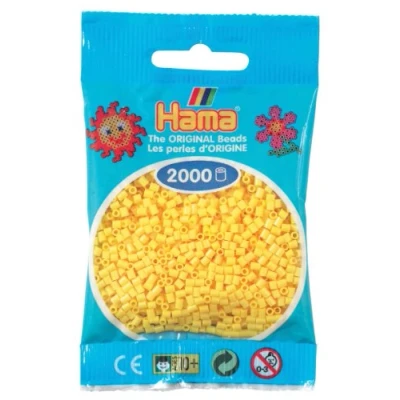 Abbildung von Hama Perlen 501 03 Mini Perlen, 2000 Stück gelb