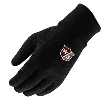 Abbildung von Wilson Staff Winter Mens Golf Gloves (Pair) Black ML