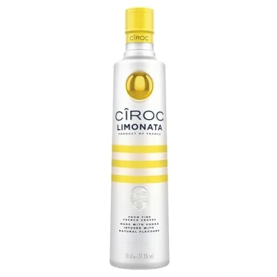 Abbildung von CÎROC Limonata Ultra Premium Wodka inspiriert von mediterranem Luxus sommerlicher Zitrusgeschmack handgefertigt in Frankreich 37.5 % vol 700 ml Einzelflasche