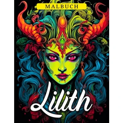 Abbildung von Lilith Malbuch: Dämonische Frau Malvorlagen mit atemberaubenden Illustrationen für Entspannung und Stressabbau bei Erwachsenen Ideales Geschenk besondere Anlässe