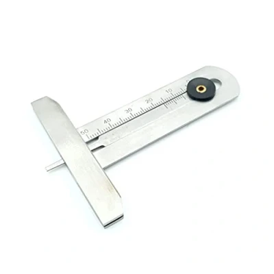 Abbildung von NAAA Reifen Profil Messgerät Messung Profilmesser Metall 8,9cm klein