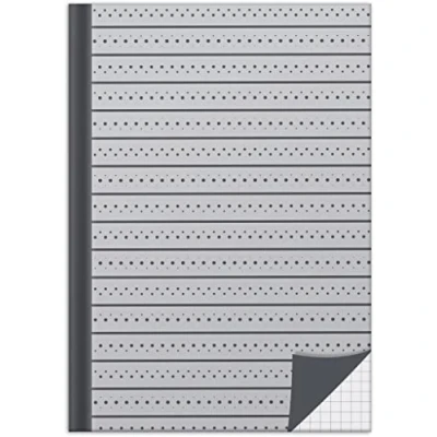 Abbildung von RNKVERLAG 46804 Notizbuch „Grey“ in DIN A5 kariert, mit 96 Blatt 70 g/m², 1 Stück