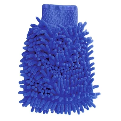 Abbildung von AMiO Cwash 09 01750 Autowasch Handschuh 18 Microfibre Wash Glov Mikrofaser Blau