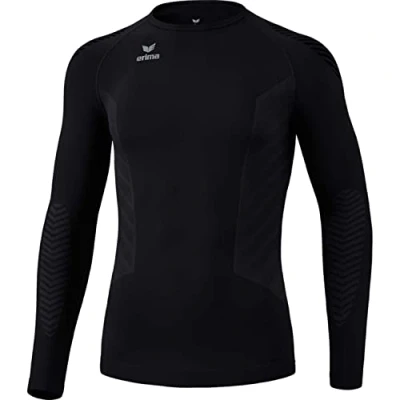 Abbildung von Erima Langarm Athletic Funktions Unterhemd/shirt, Herren, Größe: Small, Schwarz