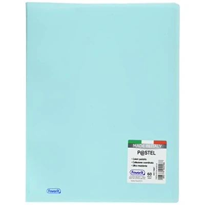 Abbildung von Favorit 400116626 Sichtbuch P@STEL mit 60 Hüllen, Innenformat 22 x 30 cm, hellblau