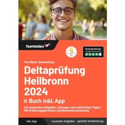 Abbildung von Vorbereitung Deltaprüfung / Studierfähigkeitstest Heilbronn 2024: Buch inkl. App Mit tausenden Aufgaben, Lösungen und zahlreichen Tipps! Erfahrungsberichten Bewerbercommunity
