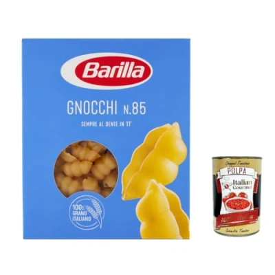 Abbildung von 20x Pasta Gnocchi Nr. 85 italienisch Nudeln 500 g pack + Italian Gourmet polpa 400g