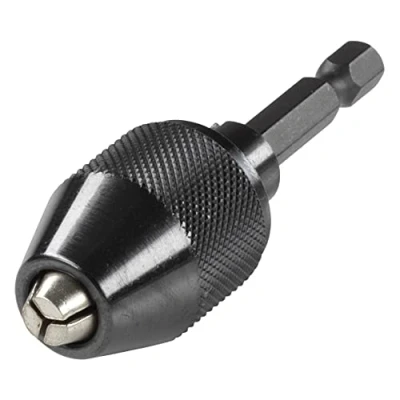 Abbildung von wolfcraft Schnellspan Bohrfutter I 2625000 0,5 6,5 mm Spannweite Zum schnellen und einfachen Spannen Lösen von Bohrmaschinenzubehör
