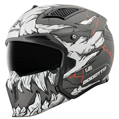 Abbildung von Bogotto Radic Skulash Helm, grau/schwarz, S