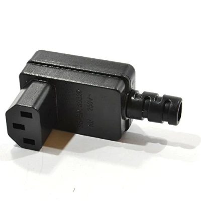 Abbildung von Heavy Duty Rewireable Rechts Abgewinkelt IEC C13 Weiblich Buchse Stecker 10a 250V