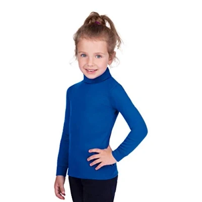 Abbildung von Trigema Damen Mädchen Langarm Ski/Sport Rolli Pullover, Royal, 152 EU