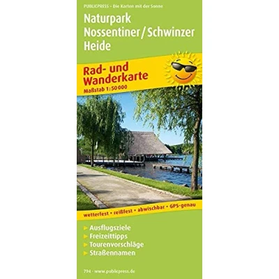 Abbildung von Naturpark Nossentiner/Schwinzer Heide: Rad und Wanderkarte mit Ausflugszielen, Einkehr &amp; Freizeittipps, Straßennamen, wetterfest, reißfest, ... 1:50000 (Rad Wanderkarte: RuWK)