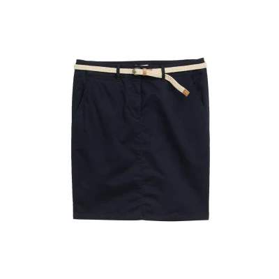 Abbildung von TOM Tailor MIT GÜRTEL Bleistiftrock, Damen, Größe: 46, Sky captain blue